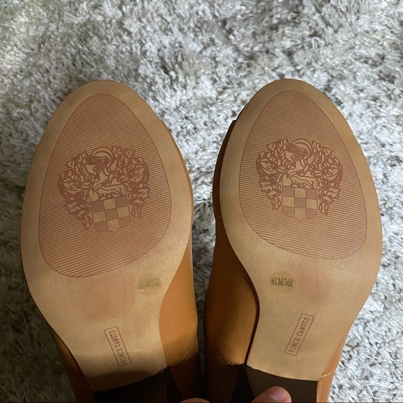 Vince camuto leather heeled sandals - Picture 9 of 12